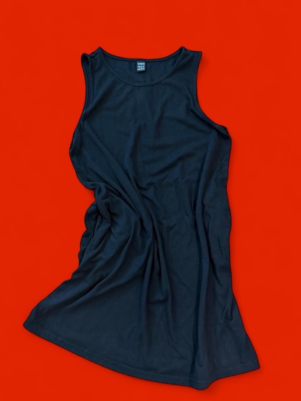 Shein Black Sleeveless Mini Dress w Pockets